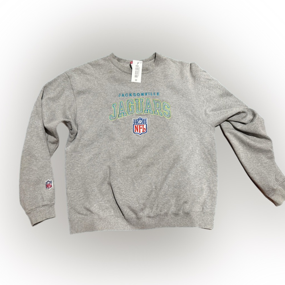NWT* Gray Jacksonville Jaguars NFL Sweater - Picture 1 of 7
